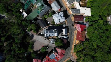 Sofya Meydanı ve Mykhailivska Meydanı 'nın hava manzarası