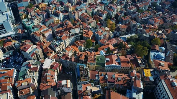 Stadsbild Istanbul, Turkiet. Bild från fågelperspektiv — Stockfoto