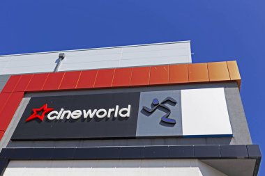 The Cineworld Cinema at Dolphin Square in Weston-super-Mare, UK clipart