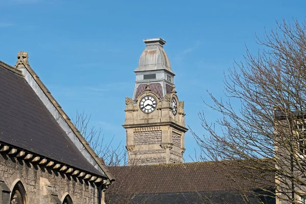 Clock Tower Town Hall Weston Super Mare — Stock Photo, Image