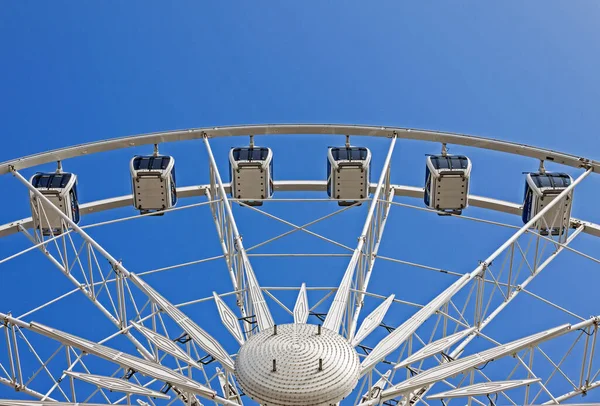 Detail Des Weston Wheel Ein Großes Rad Der Strandpromenade Weston — Stockfoto