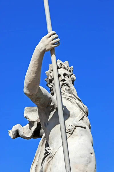 Estatua Neptuno John Randall Bristol Reino Unido —  Fotos de Stock