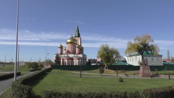 Allmän Bild Klostret Barnaul — Stockvideo