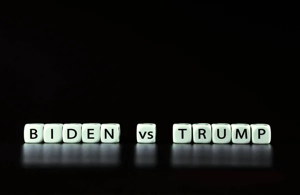 アメリカ合衆国大統領選挙 ドナルド トランプ対ジョー バイデン 大統領選挙の候補者 — ストック写真
