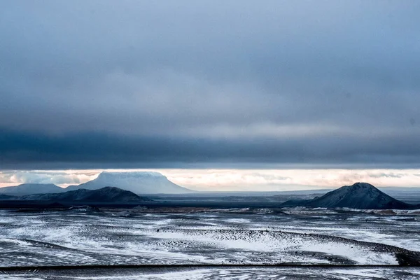 Zlanda Haighlands Karlı Manzarası Ekim Ayı Sonunda Adanın Merkezinde Soğuk — Stok fotoğraf