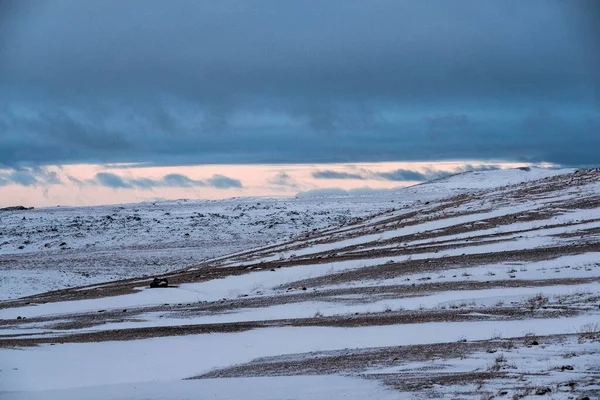 Оточення Вулкана Краффа Ісландії — стокове фото