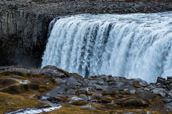 Cachoeira Dettifoss Nordeste Islândia — Fotografia de Stock