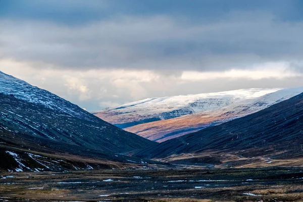 Tránsito Por Carretera Número Través Del Norte Islandia Multitud Valles — Foto de Stock