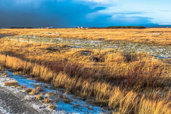 Landschaft Südlich Von Island Auf Der Straße Richtung Vik — Stockfoto