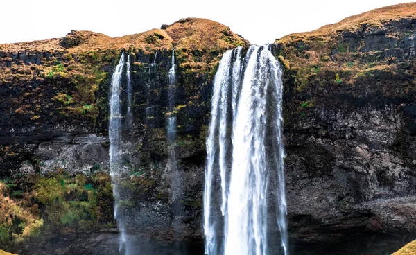 Selfjalandsfoss Ένας Από Τους Πιο Όμορφους Καταρράκτες Όλη Την Ισλανδία — Φωτογραφία Αρχείου