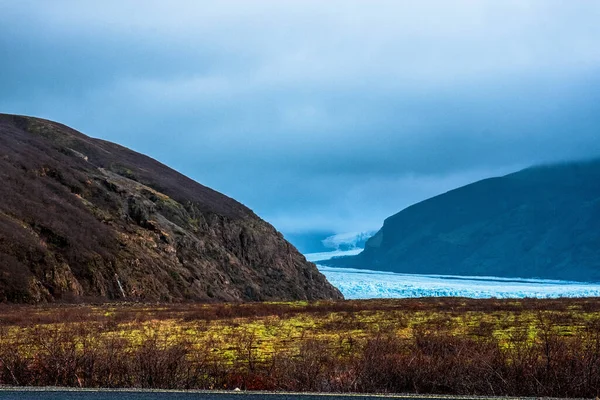 Óriási Gleccser Vatnajokull Nemzeti Parkban Izlandon — Stock Fotó