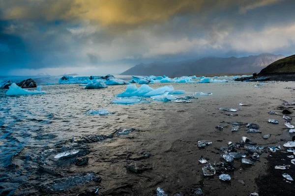 Йокулсарлон Заморожена Лагуна Півдні Ісландії — стокове фото