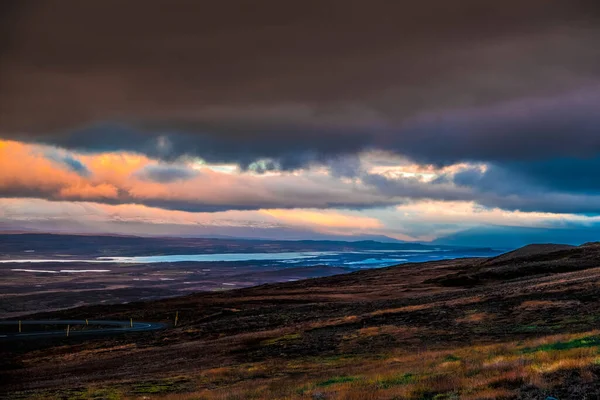Egilsstadir Στην Ανατολική Ισλανδία Την Ανατολή Του Ηλίου — Φωτογραφία Αρχείου
