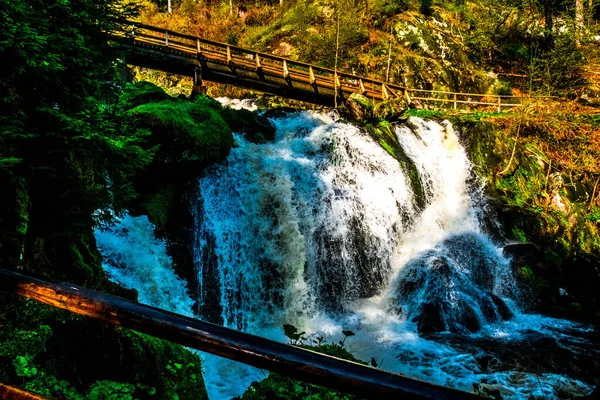 Cascadas Triberg Selva Negra Alemania —  Fotos de Stock