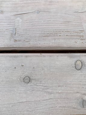 Gri ahşap arka plan, yüzey, doku. Fotoğraf üstten.