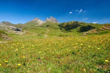 Col du Portalet. İspanya ve Fransa arasındaki sınır