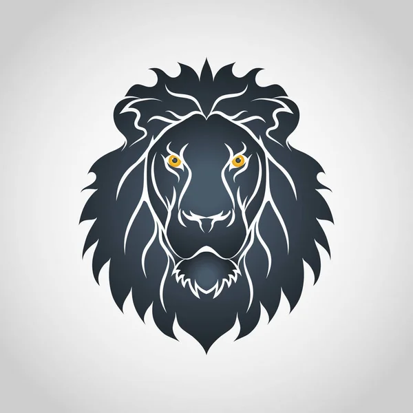 ライオン ヘッド アイコンです ベクトル図 — ストックベクタ