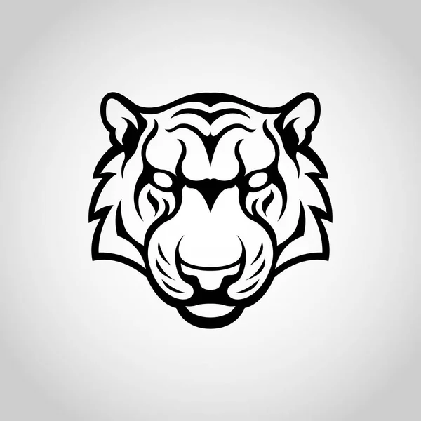 Tiger Vektor Logo Symbol Abbildung — Stockvektor