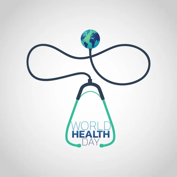 Concepto Del Día Mundial Salud Abril 2018 Medicina Imagen Sanitaria — Vector de stock