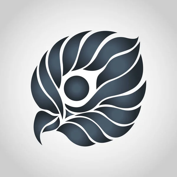 Desenho do ícone do logotipo da coruja, ilustração vetorial — Vetor de Stock