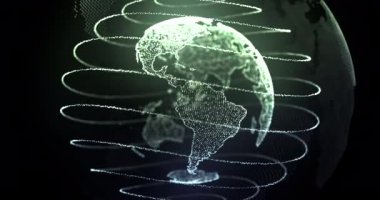 Dünya animasyon arkaplan döngüsünü kavra