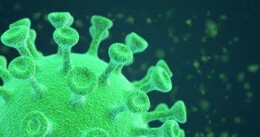Coronavirus animasyon kavramı arka plan döngüsü