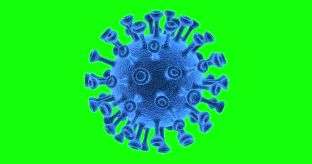 Animazione Coronavirus Covid Loop Sfondo — Video Stock