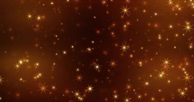 Yıldızların canlandırma arkaplan döngüsü dekorasyonu