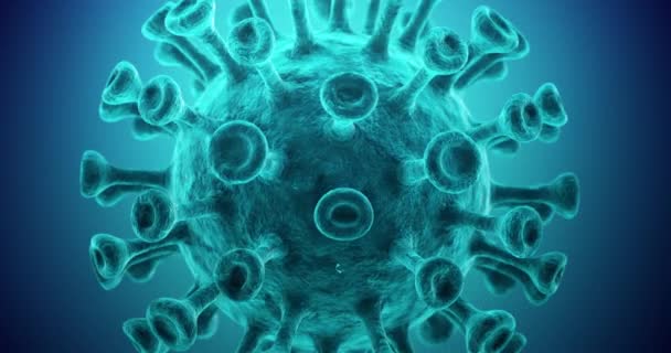 Coronavirus Animazione Concetto Sfondo Loop — Video Stock