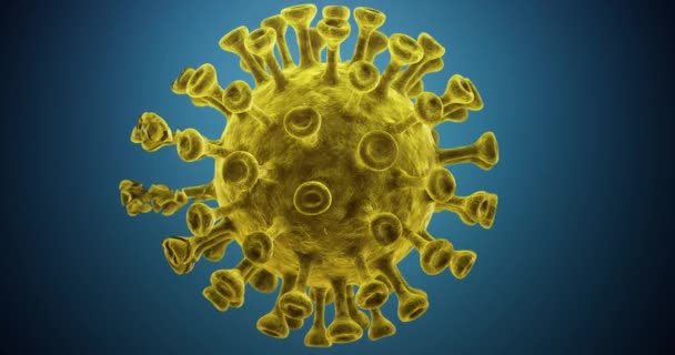 Coronavirus Animáció Koncepció Háttér Hurok — Stock videók