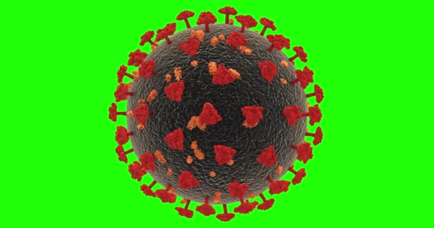 Movimiento Del Bucle Fondo Covid19 — Vídeo de stock