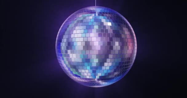 Animazione Disco Ball Loop Sfondo — Video Stock