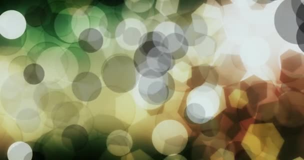 Animation de la boucle de fond brillant bokeh