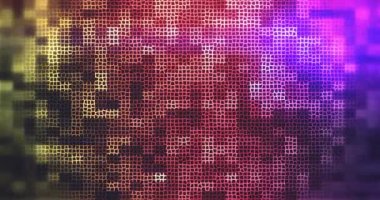 Soyut arkaplan şekilleri döngüsü