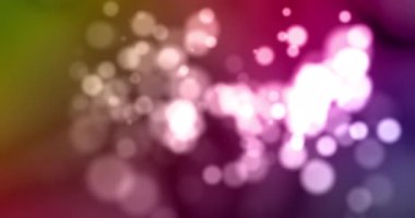 Bokeh parlak arkaplan döngüsünün canlandırması