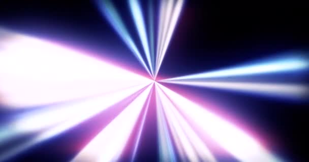 光沢のある光線アニメーションの背景ループ — ストック動画