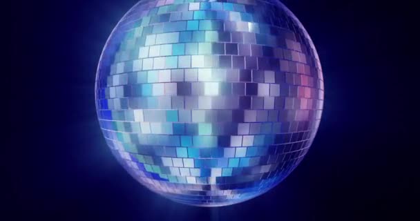 Soyut Disko Topu Canlandırma Döngüsü — Stok video