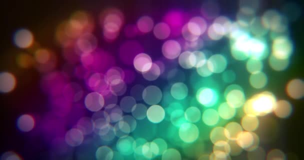 Boucle Fond Bokeh Coloré — Video