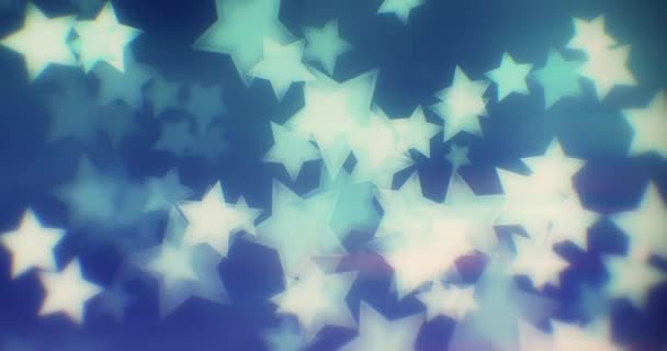 恒星背景循环的动画 — 图库视频影像