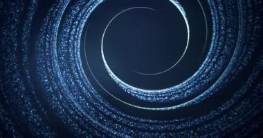 Arkaplanda dönen soyut spiral animasyon