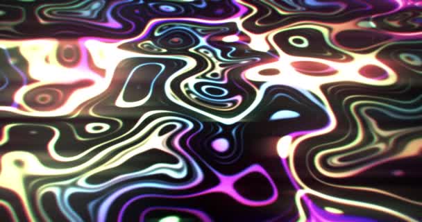 Animatie Van Golven Abstracte Achtergrond — Stockvideo