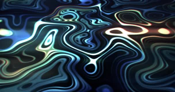 Animation Des Vagues Fond Abstrait — Video