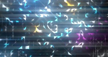 Teknoloji pleksus kavram döngüsü arka planının animasyonu