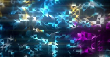 Teknoloji pleksus kavram döngüsü arka planının animasyonu