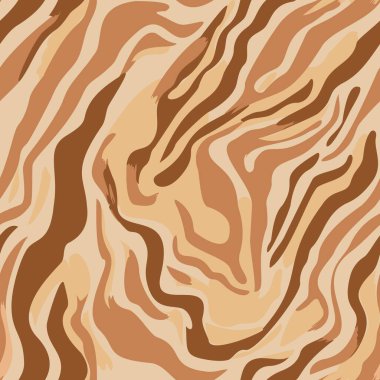 Soyut Sıvı Mermer, Topraksı Tonlarda Dalgasız Desen