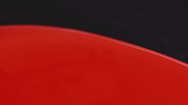 Kırmızı boya ruj sıvı doku, yağlı boya resim, renk tonlarının, sanat karıştırma için yüz mix renk için kozmetik makyaj.