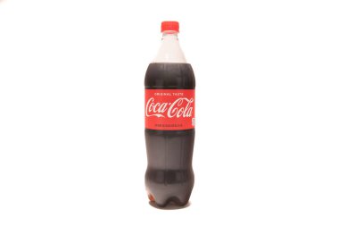 10 Nisan 2018: Kavramsal editoryal Coca Cola beyaz bir litre şişe