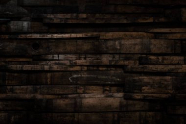 Bourbon varil çıta duvar Vignette etkisi ile yakın çekim