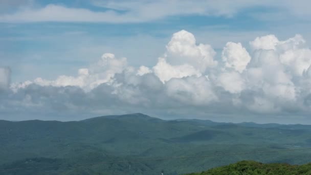 Seven Devils Mountains Clouds Summer — Stock Video