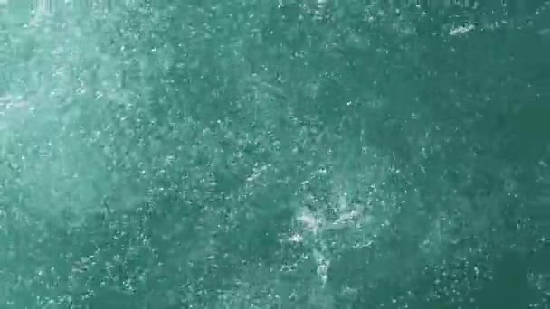 Пузырь Зеленой Воды Реке Монтана Фоновое Видео — стоковое видео